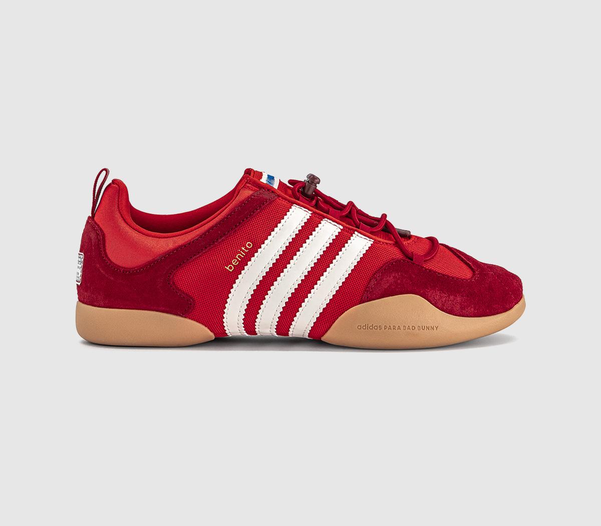 adidasBad Bunny BallerinaVivid Red Chalk White Power Red