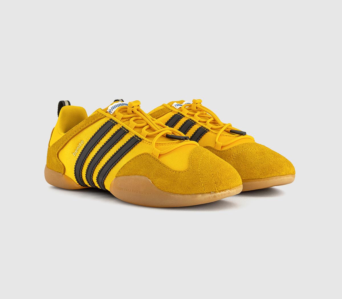 adidasBad Bunny Ballerina TrainersBold Gold Core Black Gum