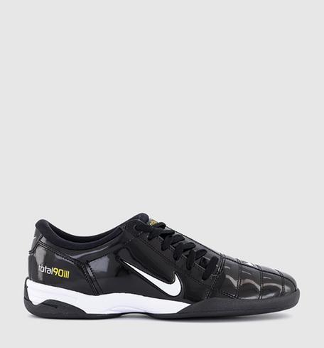 Nike T90 Trainers Black White Metallic Silver