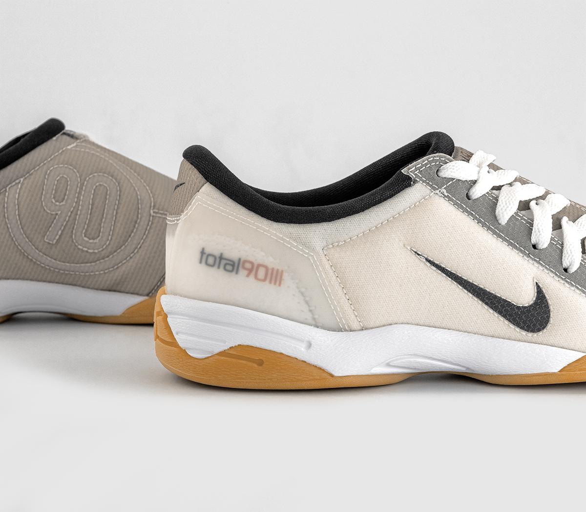 NikeT90 Trainers NikeT90 TrainersWhite Black Black Gum Light Brown