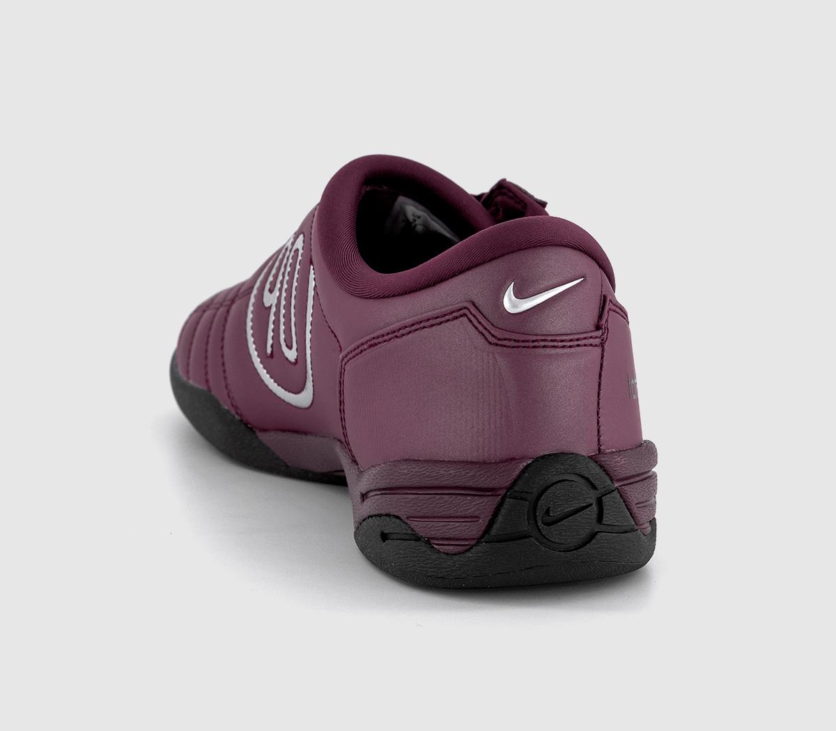 NikeT90 TrainersBordeaux Metallic Silver Black