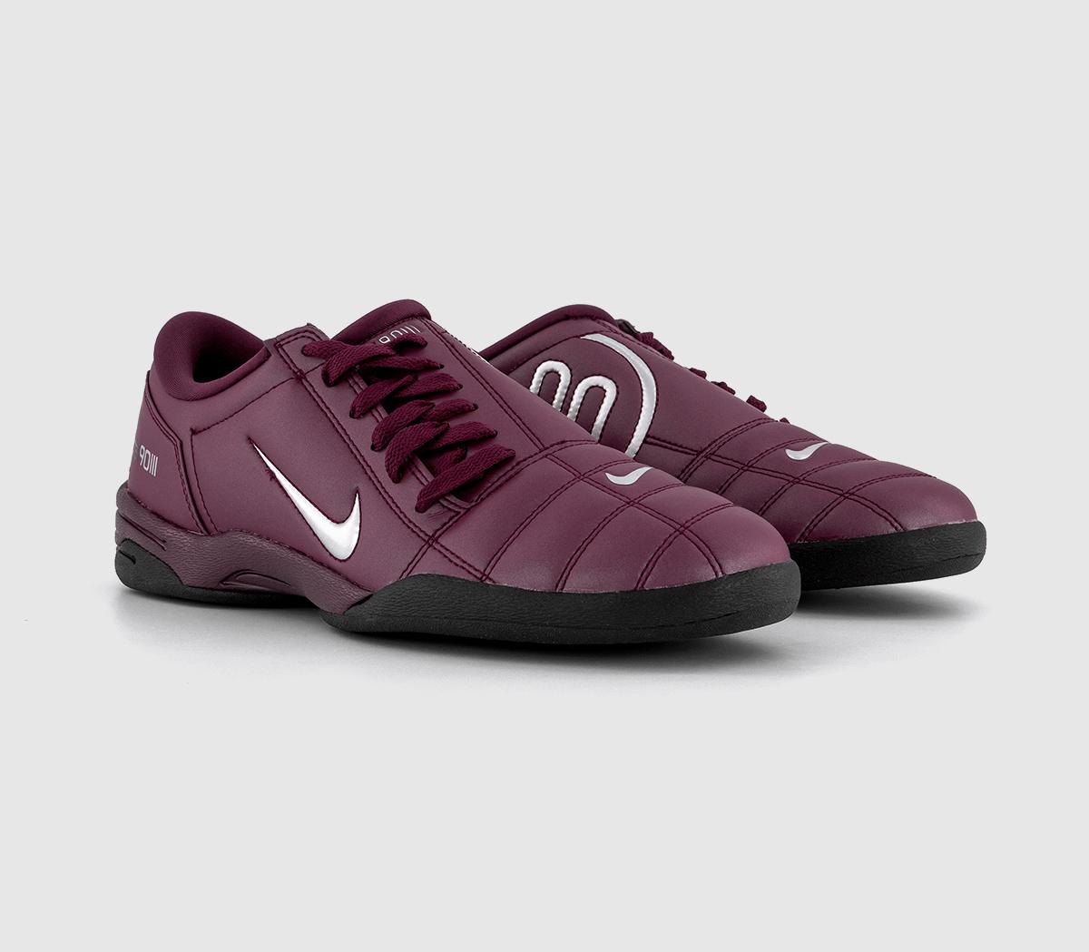 NikeT90 TrainersBordeaux Metallic Silver Black
