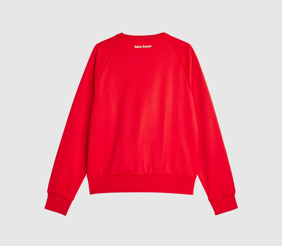adidas Consortium Wales Bonner Nylon Crew Jersey Better Scarlet
