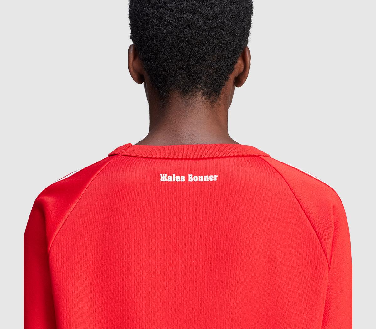 adidas ConsortiumWales Bonner Nylon Crew JerseyBetter Scarlet