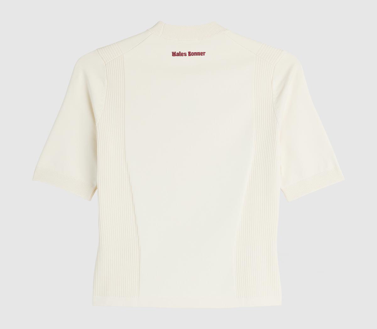 adidas ConsortiumWales Bonner Knit Shot Sleeve TopsWonder White