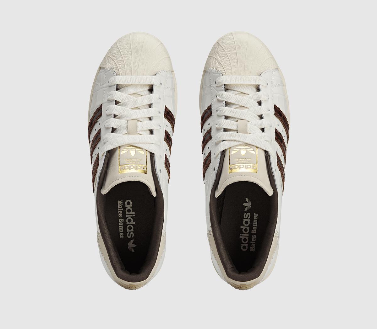 adidas ConsortiumWales Bonner x adidas Superstar TrainersWonder White Fox Brown Wonder White