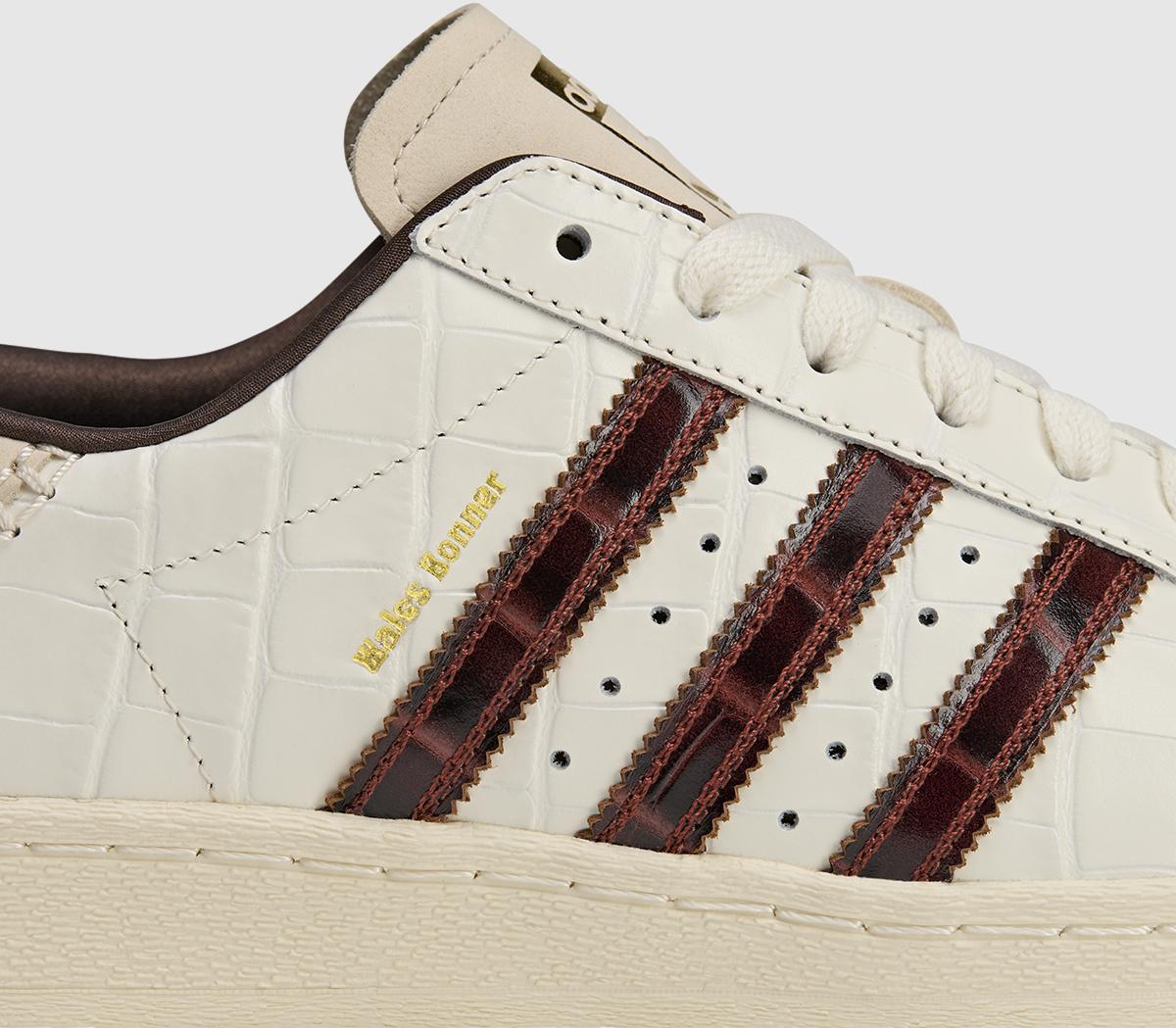 adidas ConsortiumWales Bonner x adidas Superstar TrainersWonder White Fox Brown Wonder White