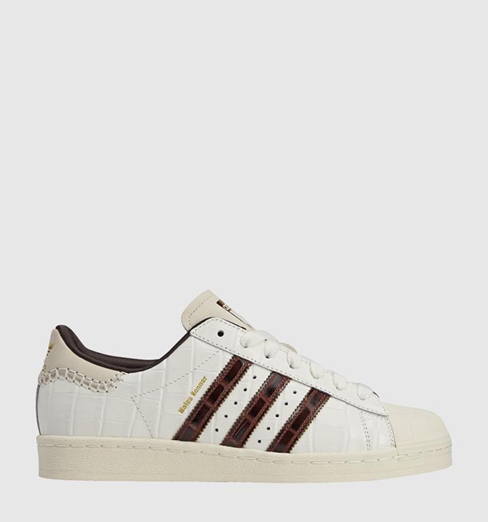 adidas Consortium Wales Bonner x adidas Superstar Trainers Wonder White Fox Brown Wonder White