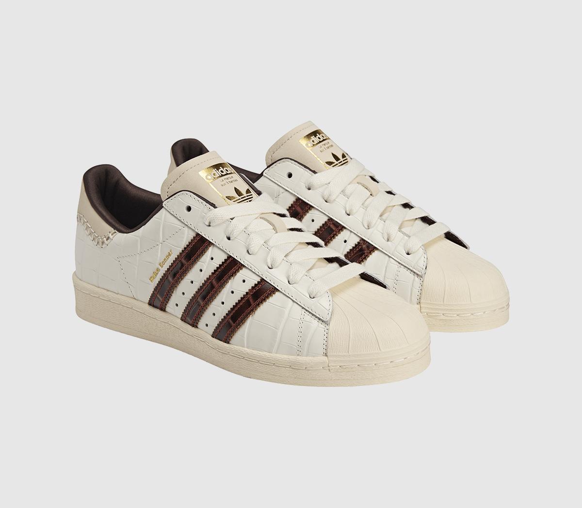 adidas ConsortiumWales Bonner x adidas Superstar TrainersWonder White Fox Brown Wonder White