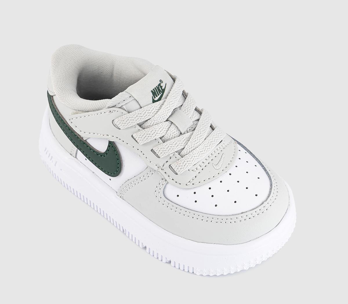 NikeForce 1 Low Easyon Infant TrainersPhoton Dust White Fir Gum Medium Brown