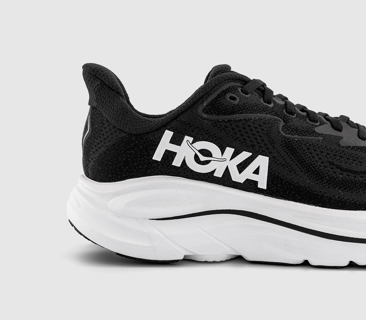 HOKAClifton 10 TrainersBlack White F