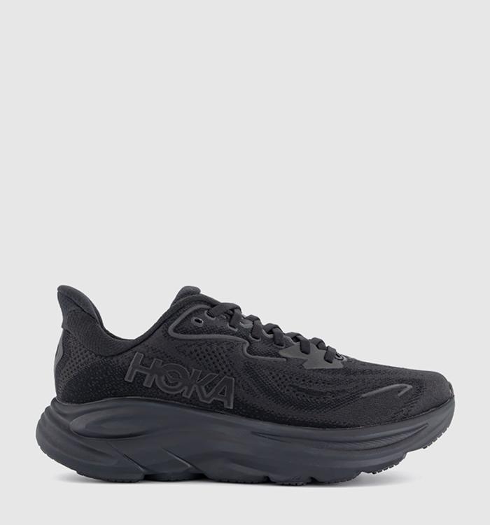 HOKA Clifton 10 Trainers Black Black F