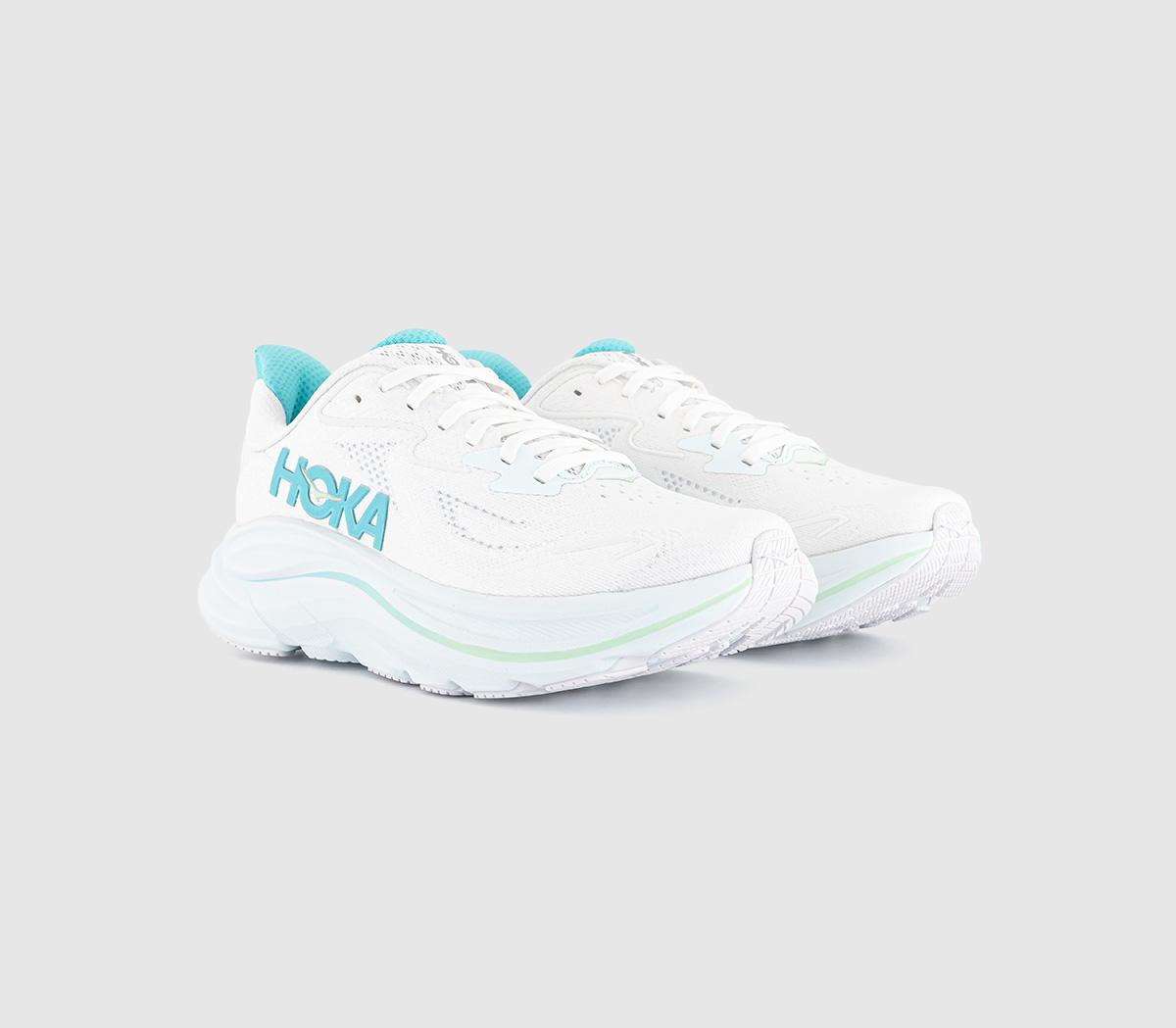 HOKAClifton 10 Trainers HOKAClifton 10 TrainersWhite Cielo Blue