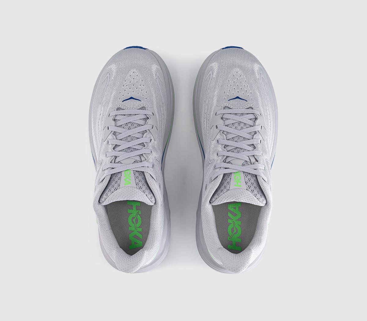 HOKAClifton 10 TrainersAsh Grey Neon Green
