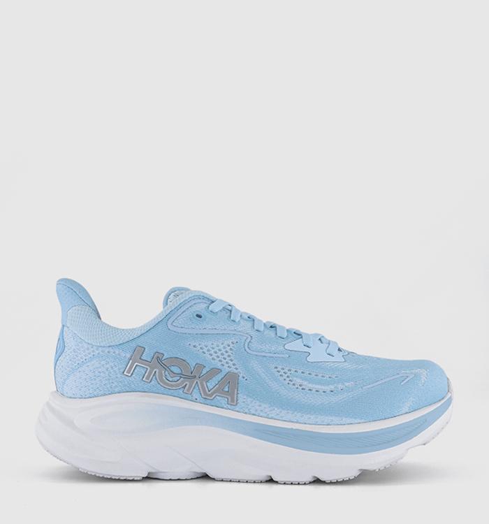 HOKA Clifton 10 Trainers Glacier Blue Silver F