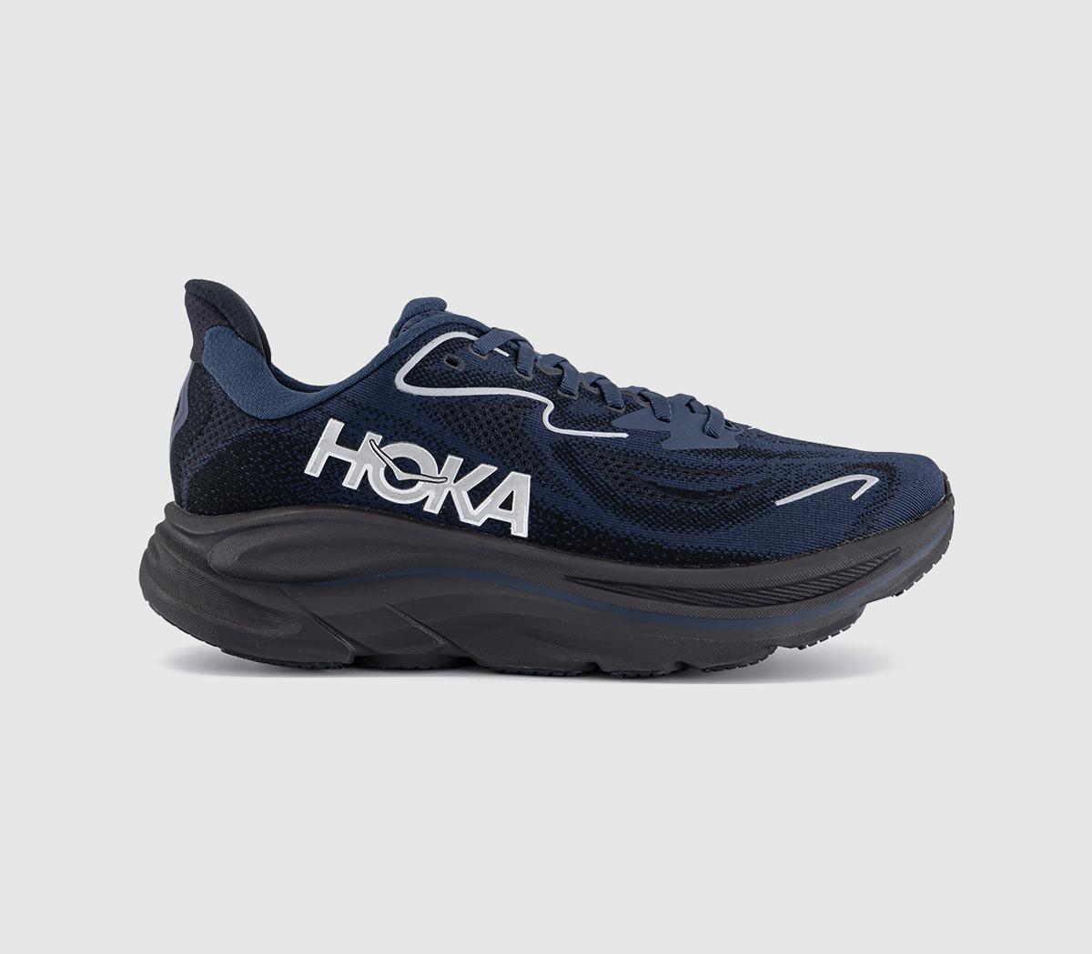 HOKA Clifton 10 Trainers Varsity Navy Black - Men's Trainers