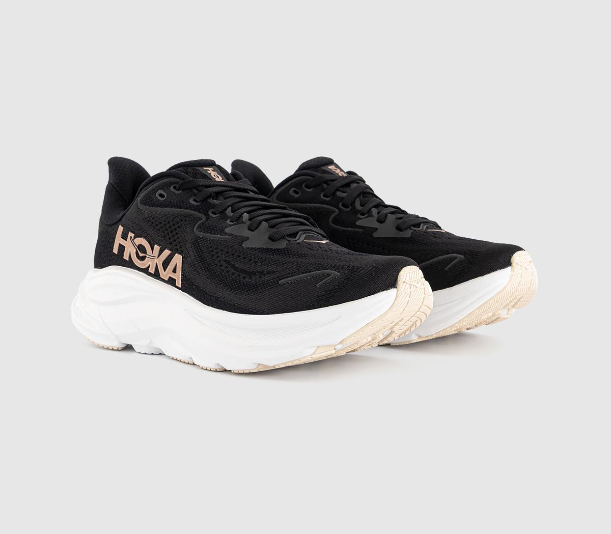 HOKAClifton 10 TrainersBlack Rose Gold F