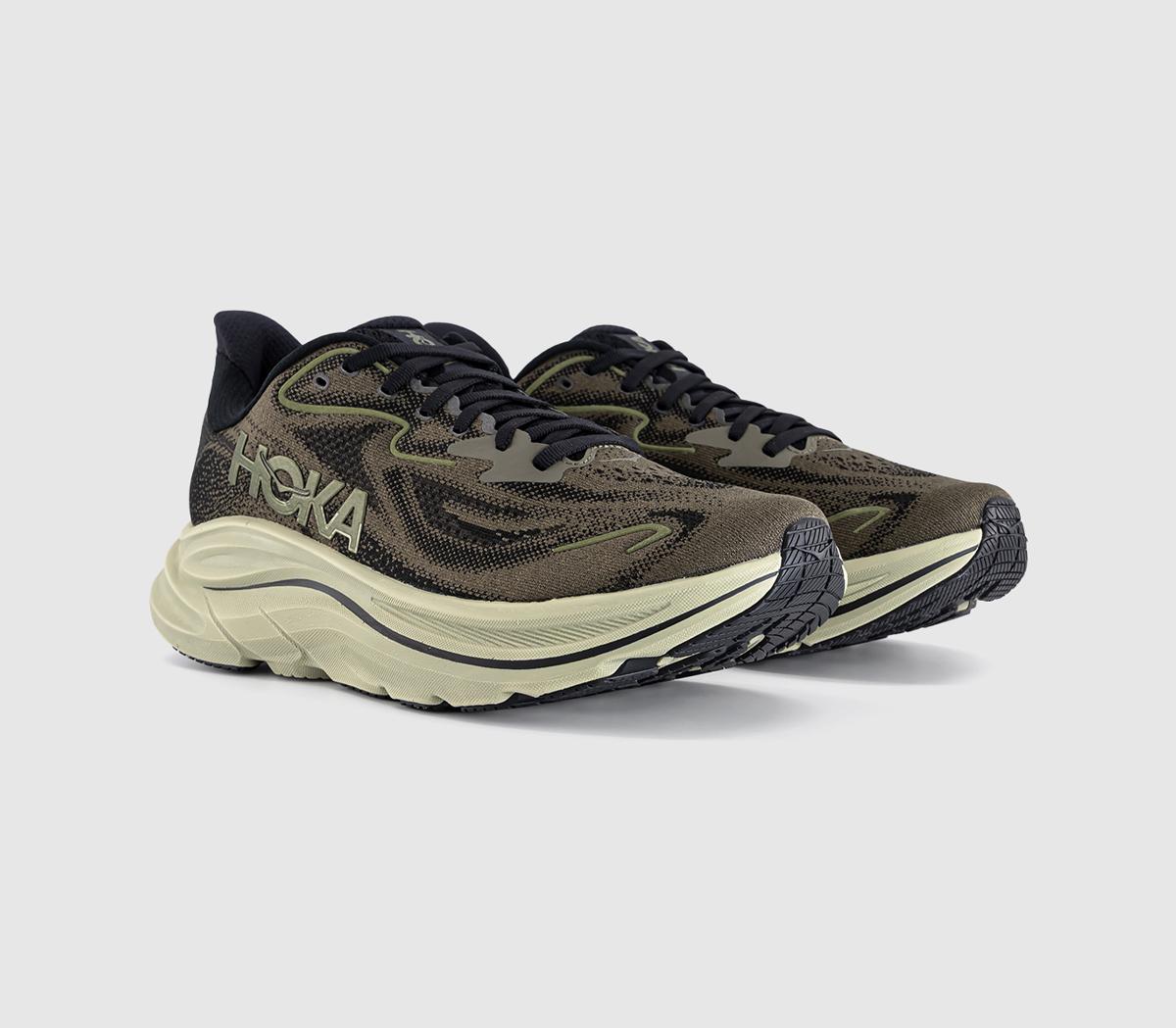 HOKAClifton 10 TrainersDark Roast Black