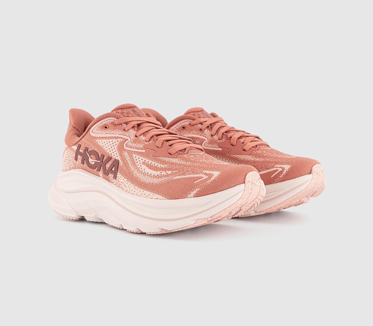 HOKAClifton 10 TrainersRose Latte Blush F