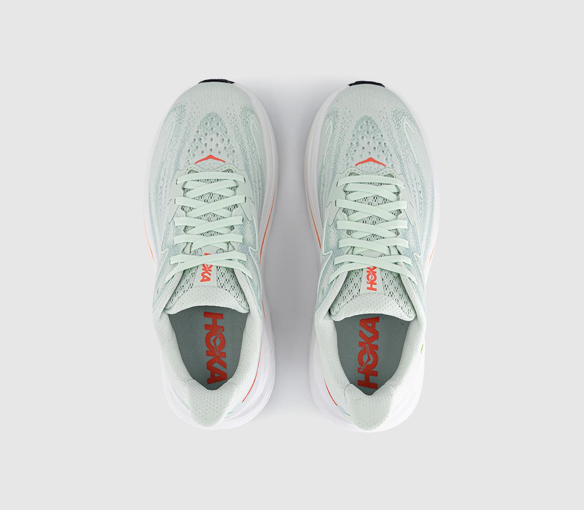 HOKAClifton 10 TrainersSea Glass Neon Flame F