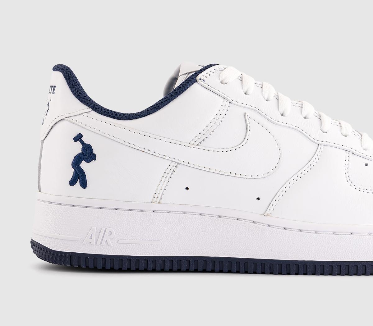 NikeLil Yachty x Nike Air Force 1 TrainersWhite White Midnight Navy Dk Powder Blue