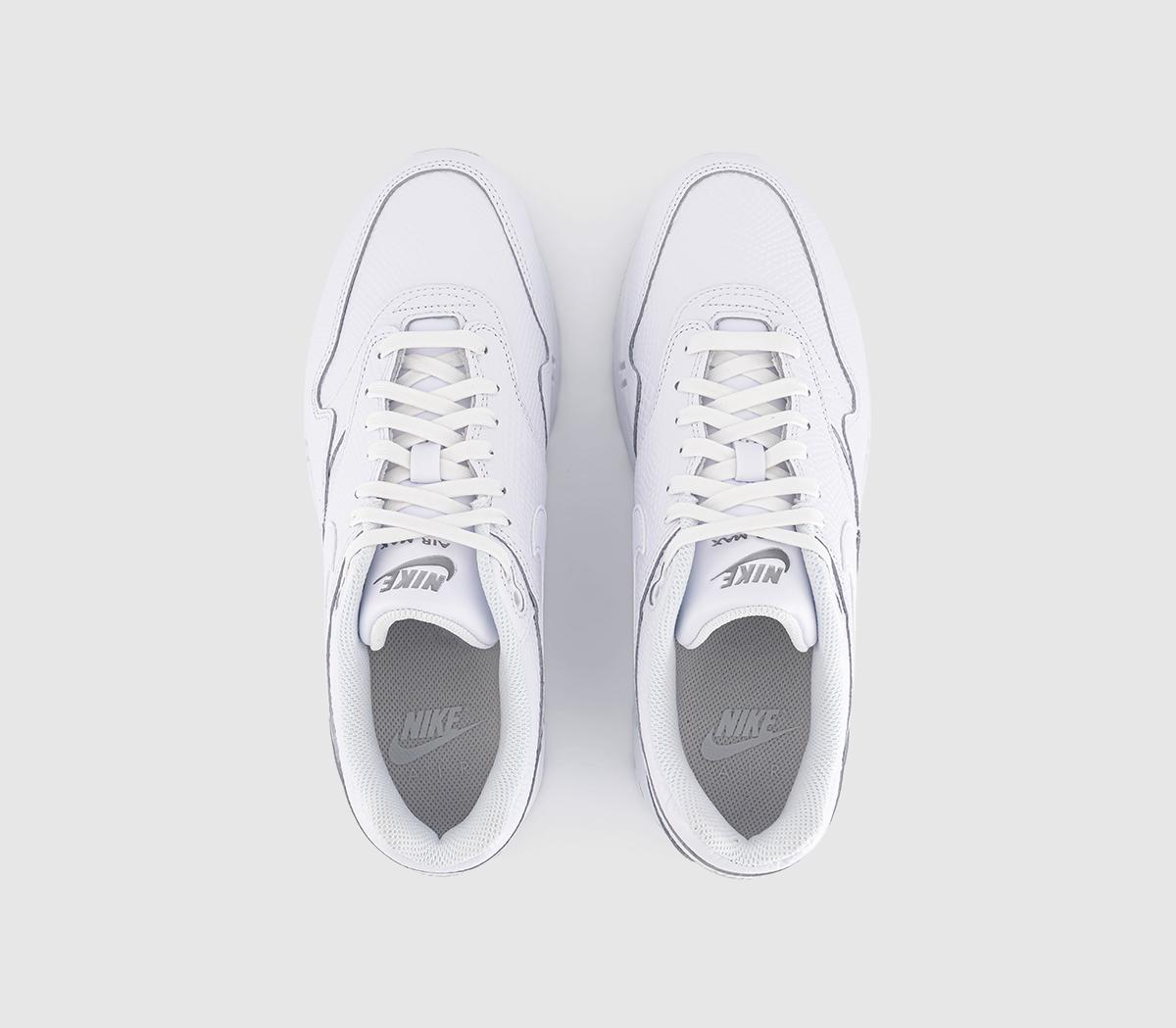 NikeAir Max 1 Prem Trainers NikeAir Max 1 Prem TrainersWhite White White Pure Platinum
