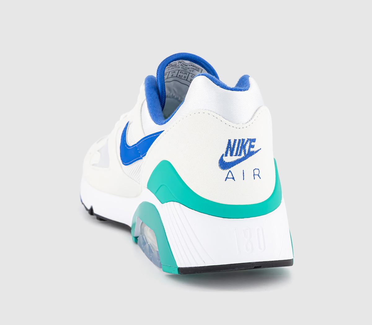 NikeAir 180 TrainersWhite Medium Blue Clear Jade Ii Black
