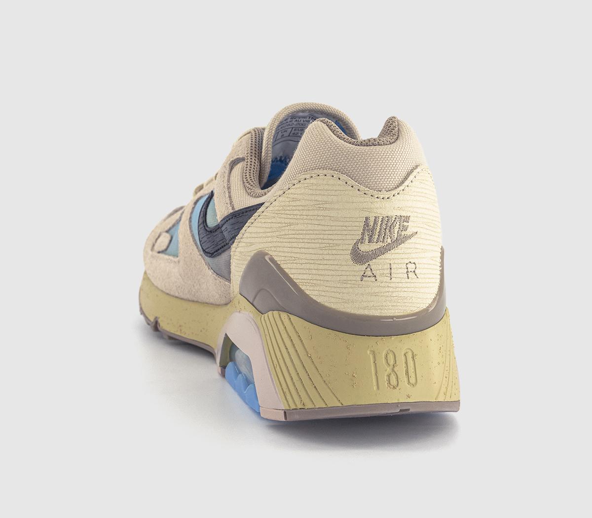 NikeAir 180 TrainersLight Khaki Black Team Gold Psychic Blue