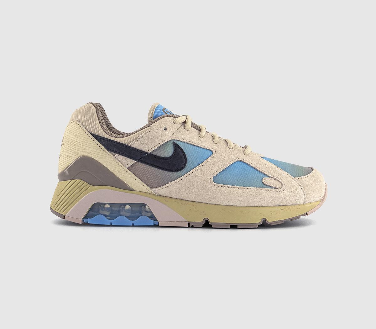 NikeAir 180 TrainersLight Khaki Black Team Gold Psychic Blue