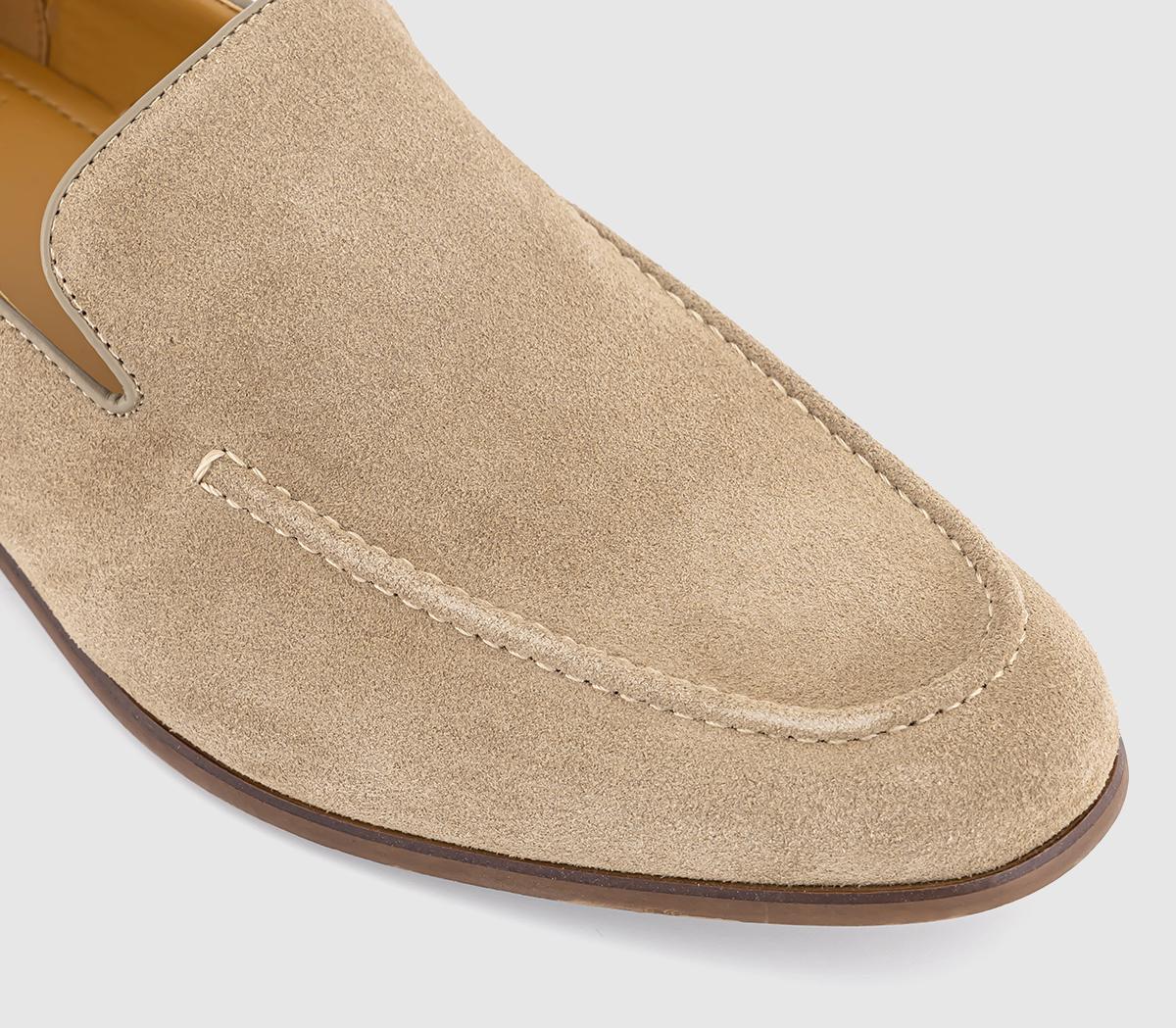 OFFICE Channing Suede Loafers OFFICE Channing Suede Loafers Stone