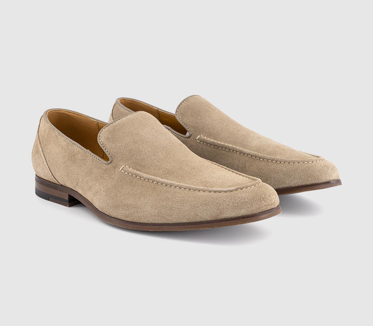 OFFICE Channing Suede Loafers OFFICE Channing Suede Loafers Stone