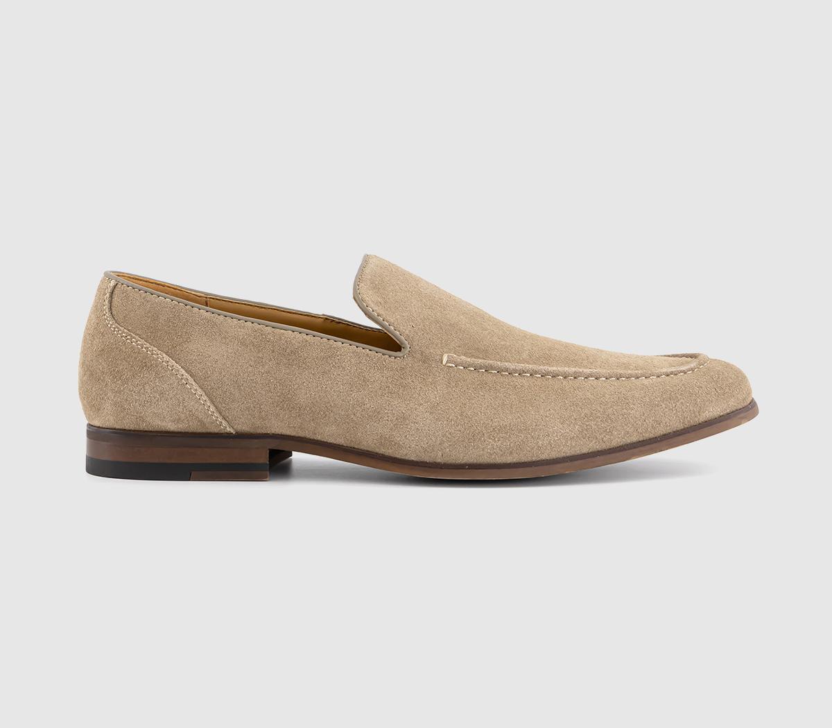 OFFICEChanning Suede Loafers OFFICEChanning Suede LoafersStone