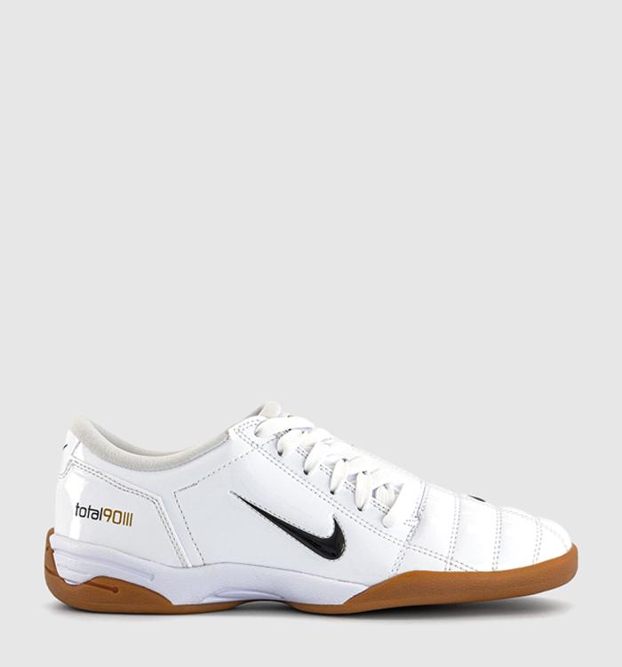 Nike W T90 Trainers White Black White Team Gold
