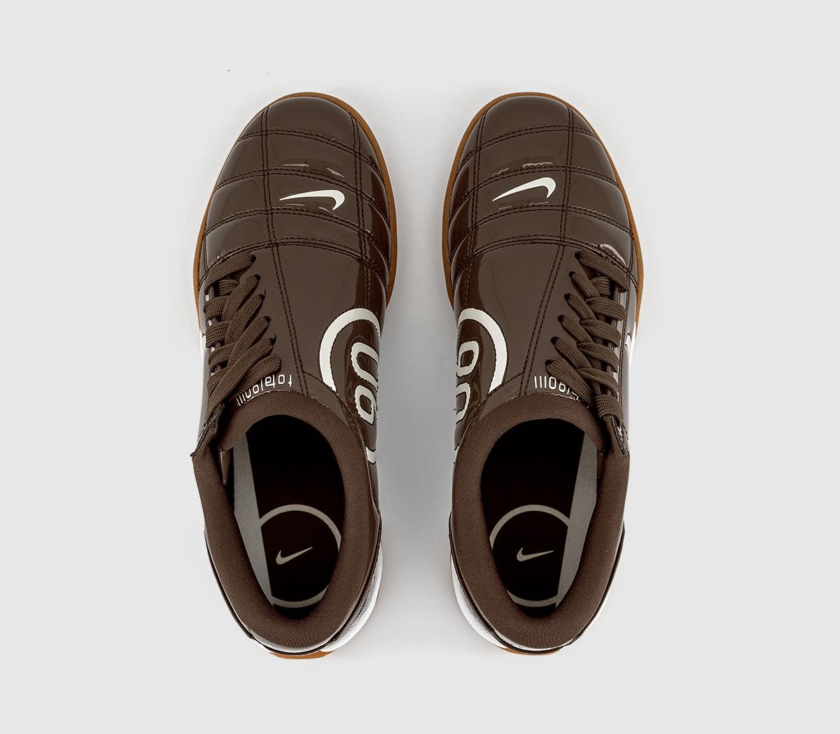 Nike W T90 Trainers Chocolate Brown - Slim Sole Sneakers