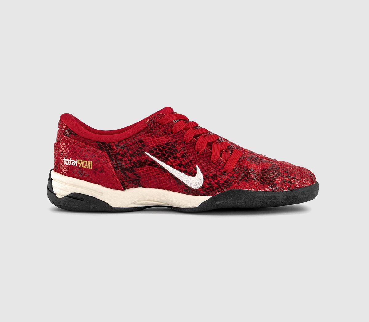 NikeW T90 TrainersFire Red Pale Ivory Black Elemental Gold