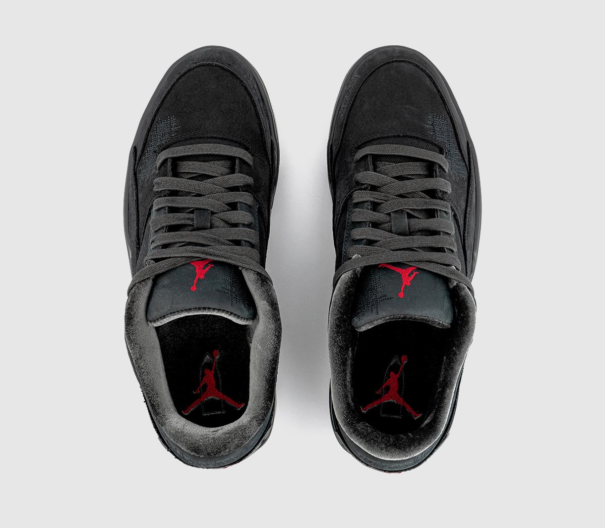 JordanFlight Court SP TrainersBlack Varsity Red Off Noir Muslin