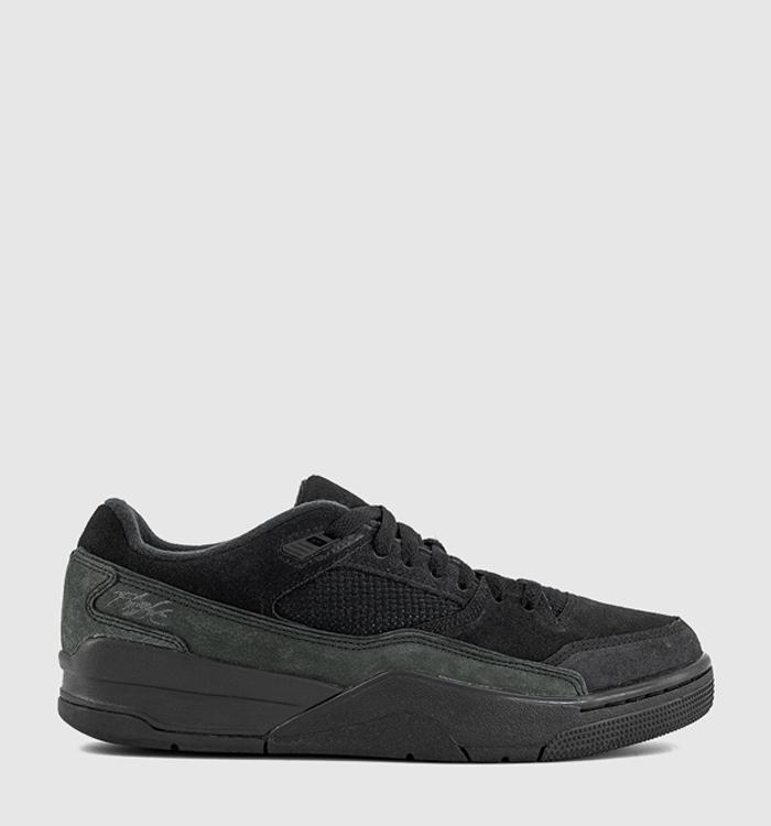 Jordan Flight Court Trainers Black Anthracite