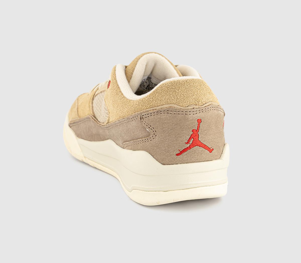 JordanFlight Court TrainersMushroom Fire Red Desert Camo Fossil