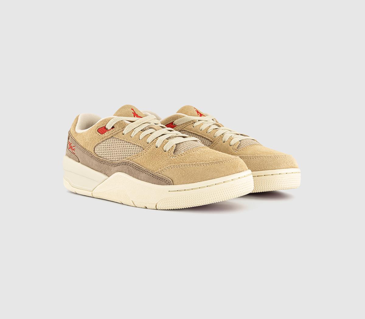 JordanFlight Court TrainersMushroom Fire Red Desert Camo Fossil