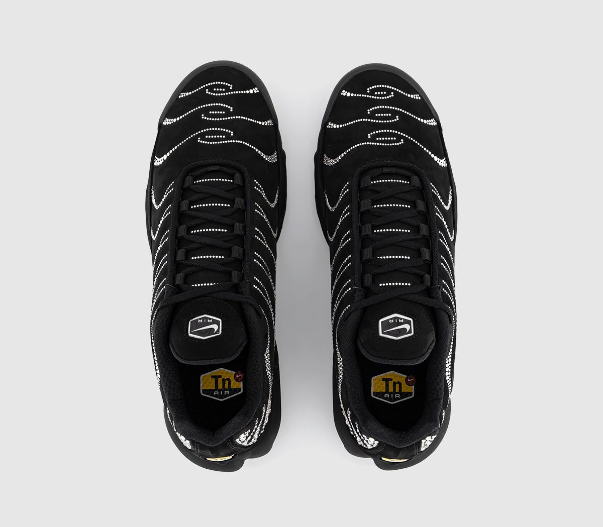 NikeAir Max Plus Swarovski TrainersBlack White Black