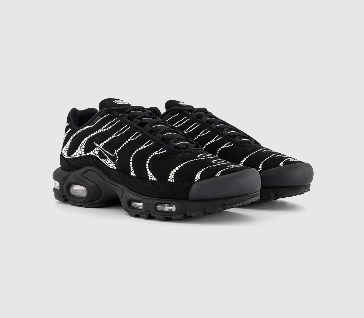 NikeAir Max Plus Swarovski TrainersBlack White Black