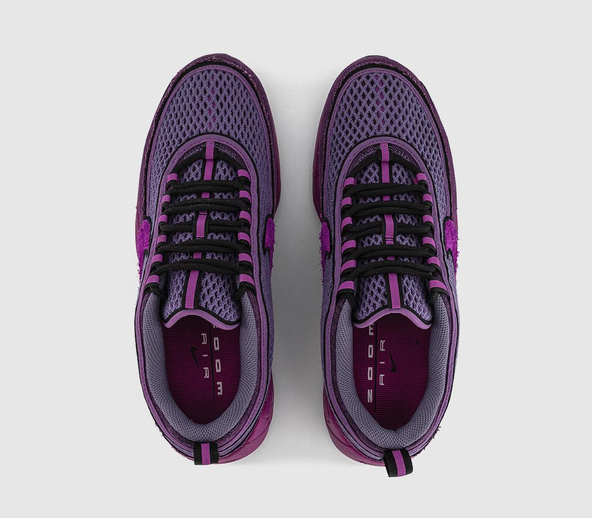 NikeAir Zoom Spiridon TrainersHot Fuchsia Viotech Black Canyon Purple