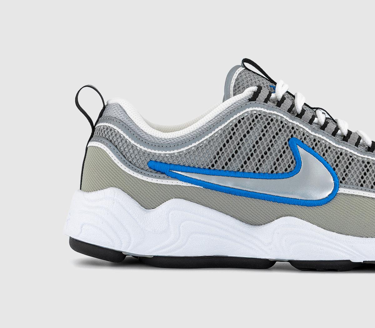 NikeAir Zoom Spiridon TrainersMetallic Silver