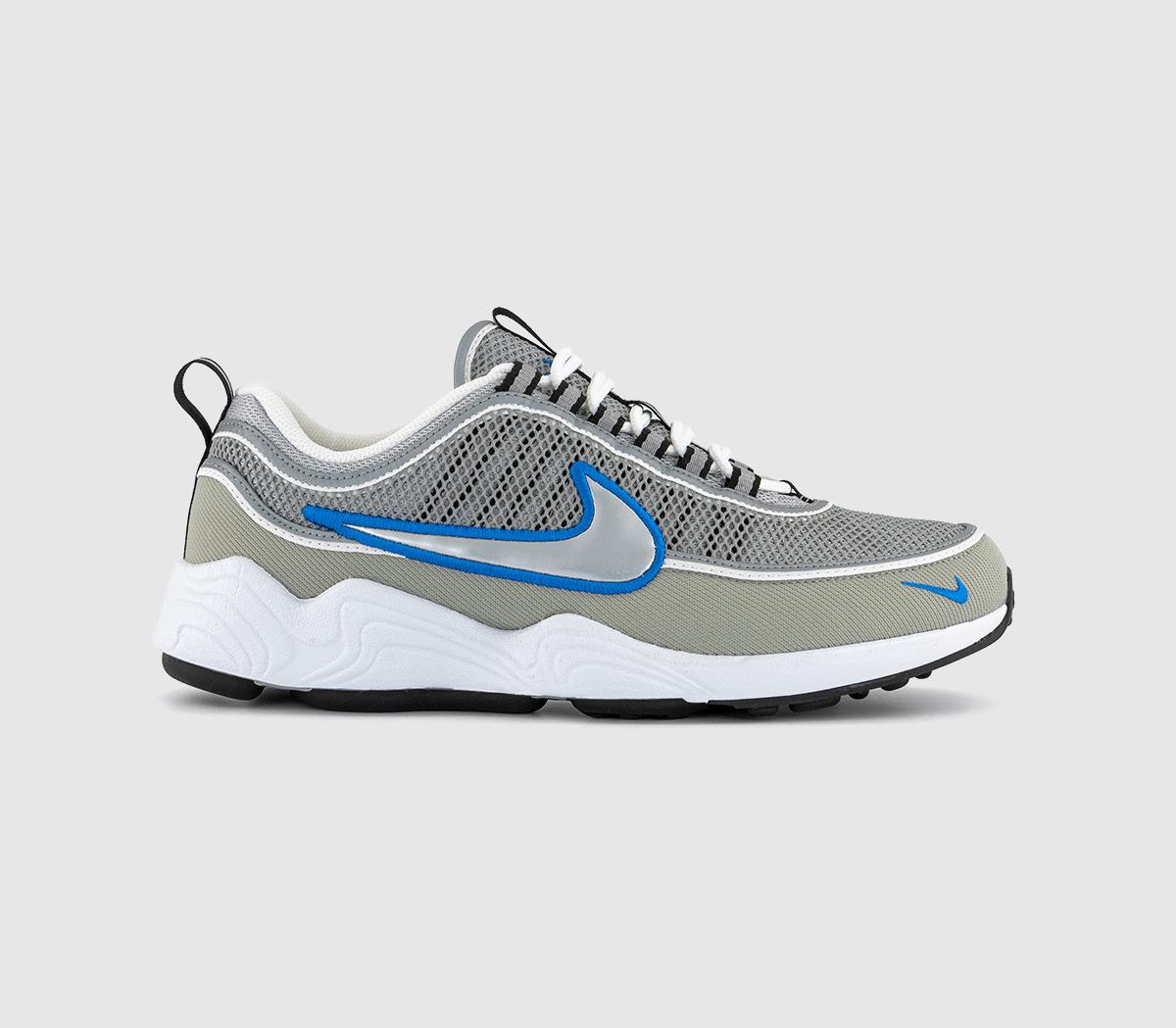 NikeAir Zoom Spiridon TrainersMetallic Silver