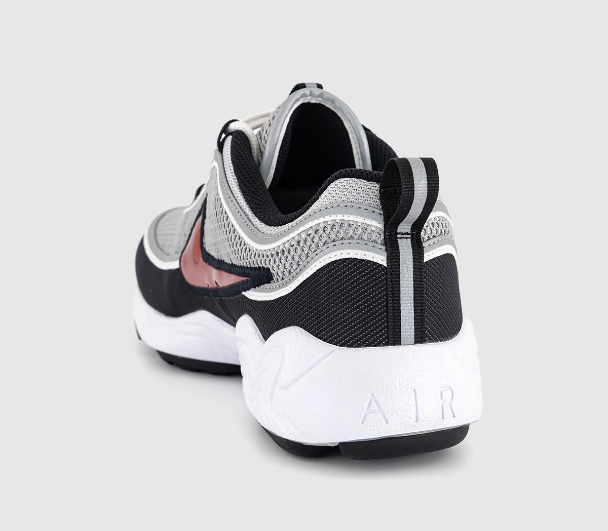 NikeAir Zoom Spiridon SP TrainersMetallic Silver Sport Red Black White