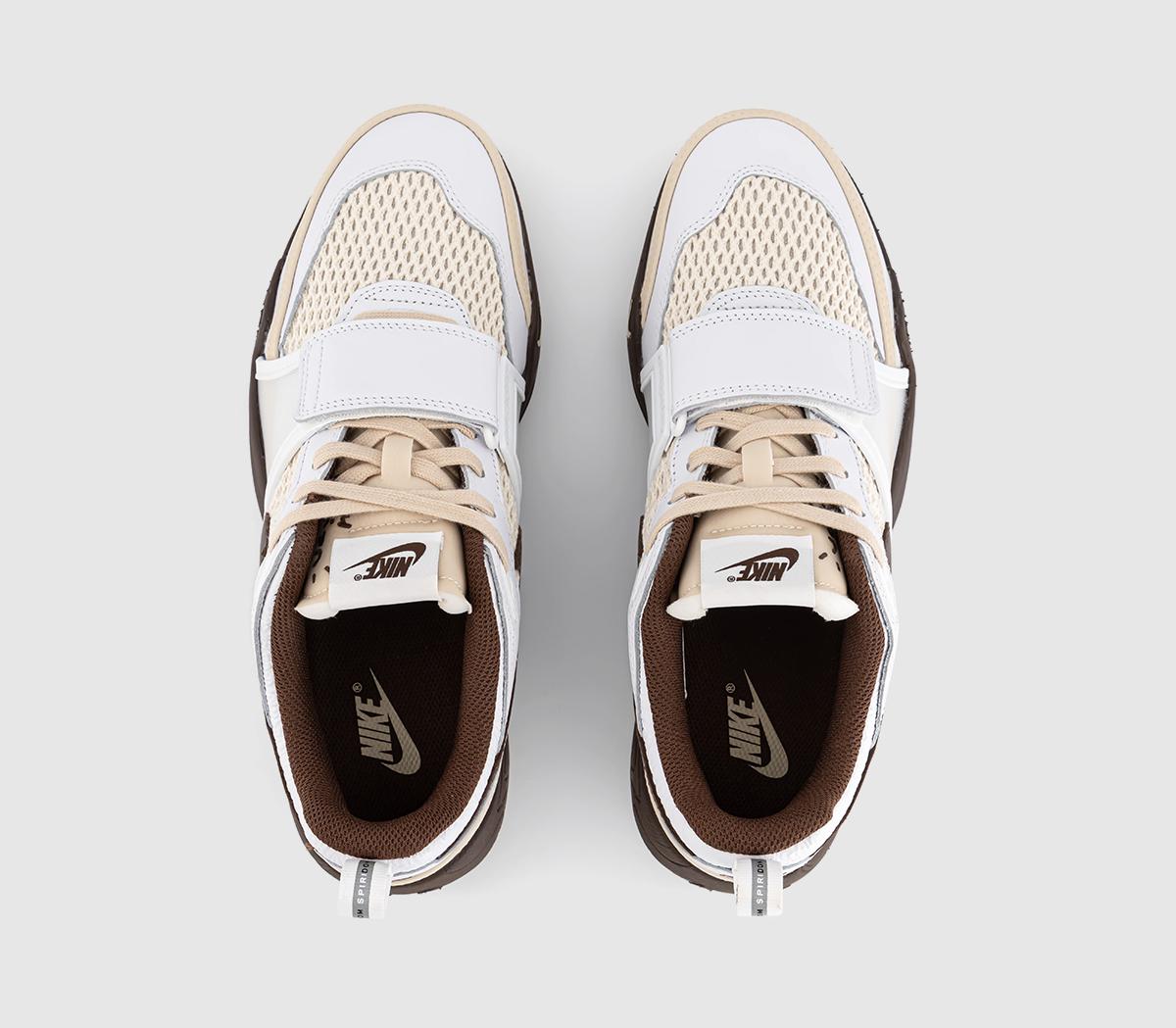 NikeTravis Scott x Nike Zoom Field Jaxx TrainersWhite Lt Chocolate White