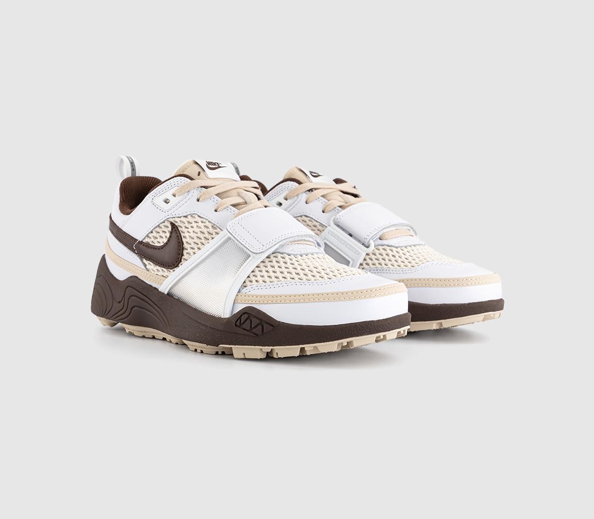 NikeTravis Scott x Nike Zoom Field Jaxx TrainersWhite Lt Chocolate White