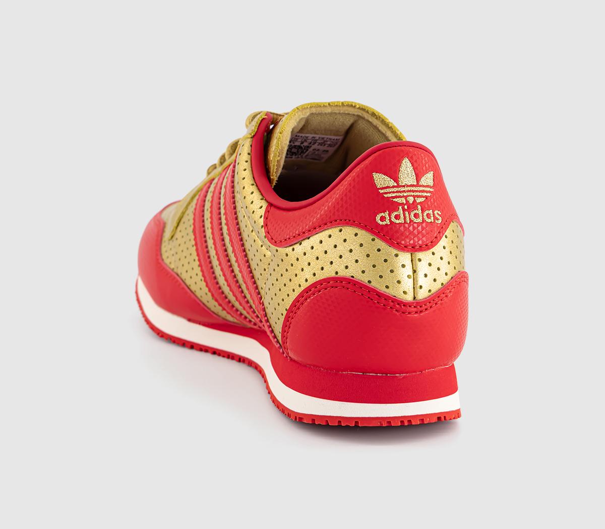 adidasGalaxy OGGold Metallic Red Off White