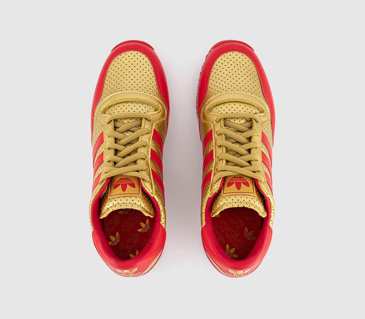 adidasGalaxy OGGold Metallic Red Off White