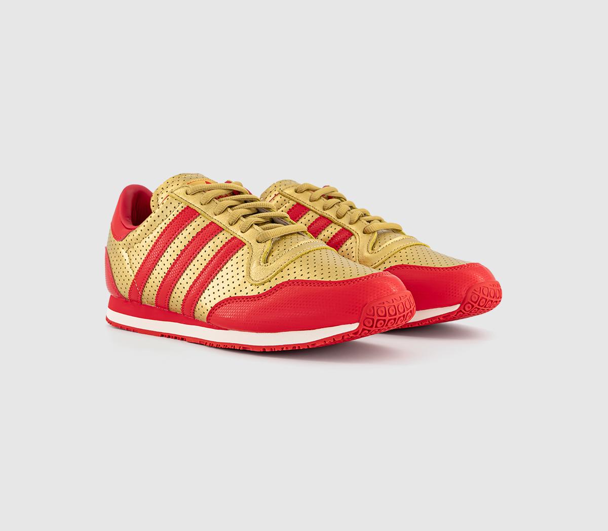 adidasGalaxy OGGold Metallic Red Off White